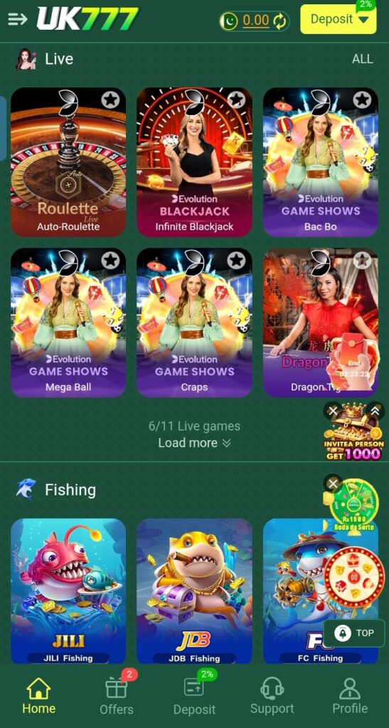 UK 777 game
